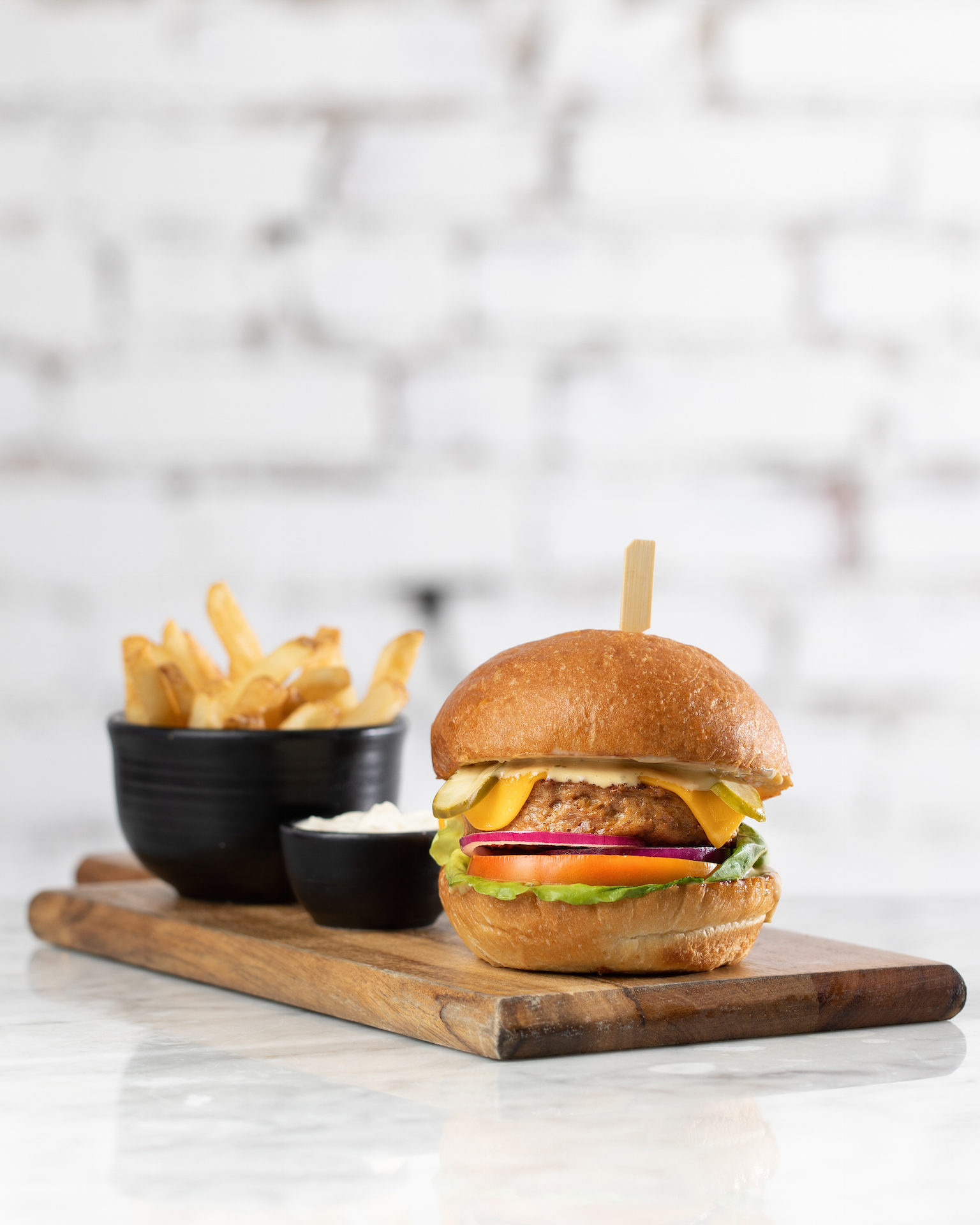 Beyond Meat Cheeseburger