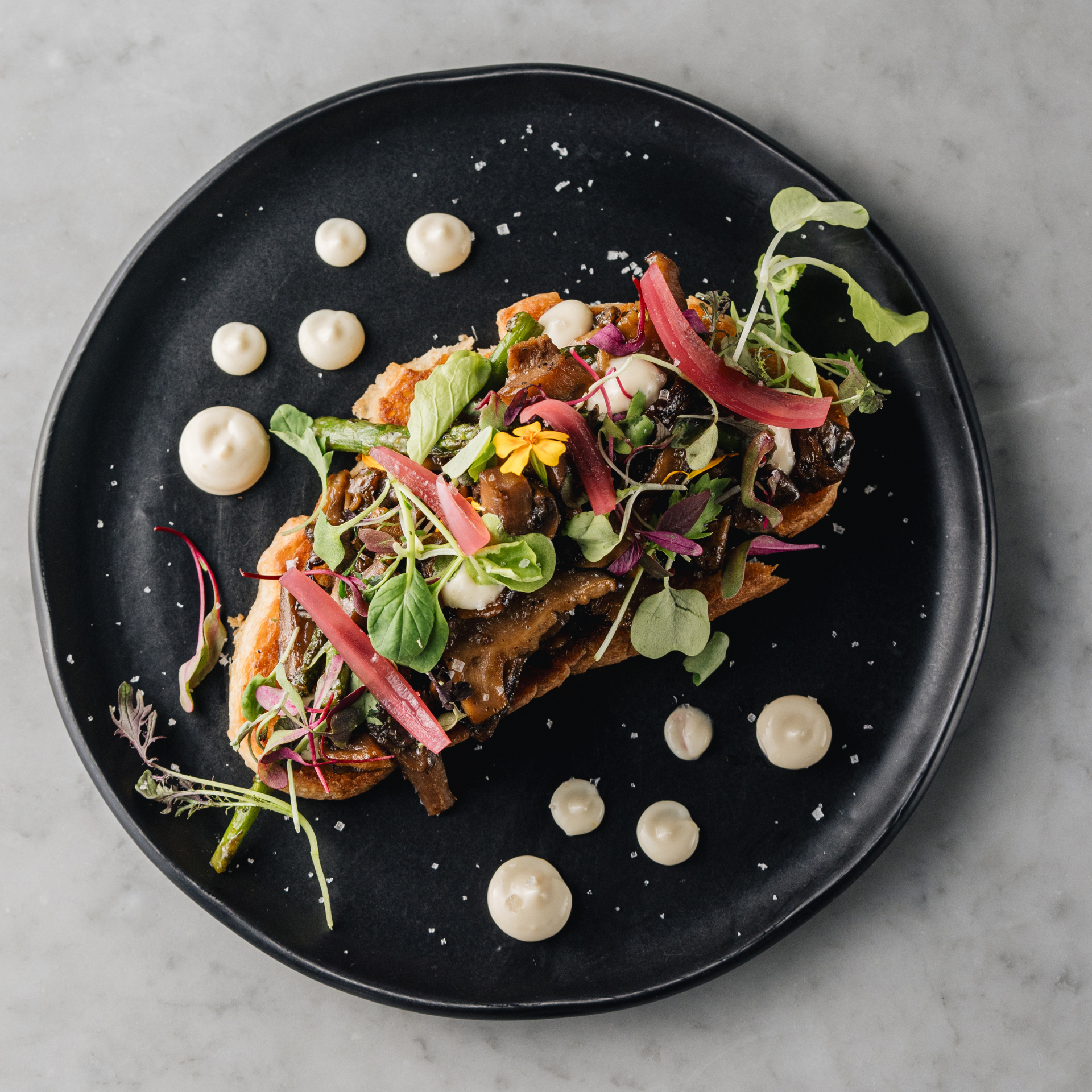 Crostini aux champignons