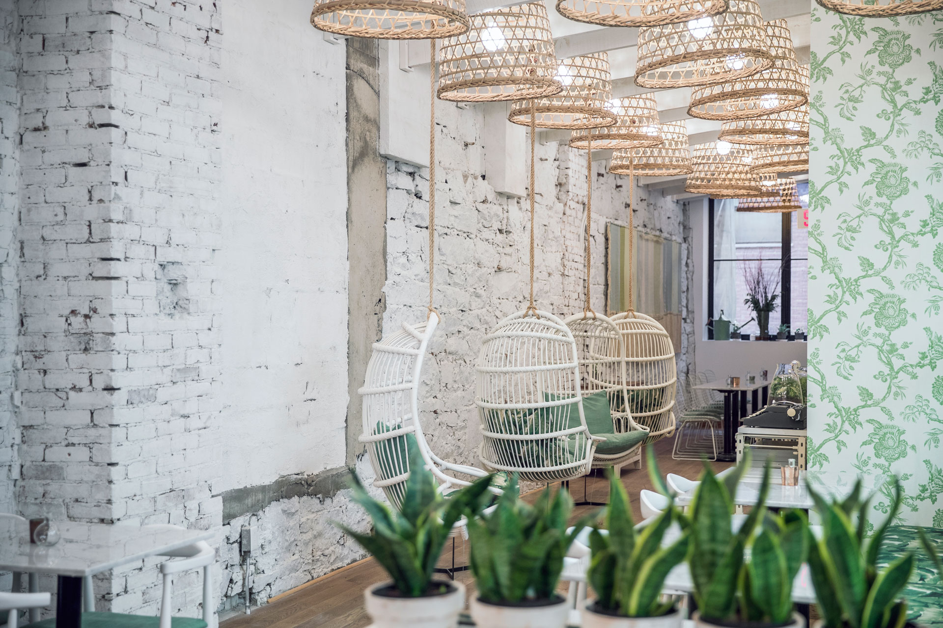 Suspended chairs in the LOV McGill